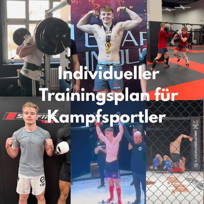 Individueller Trainings Plan für Kampfsportler